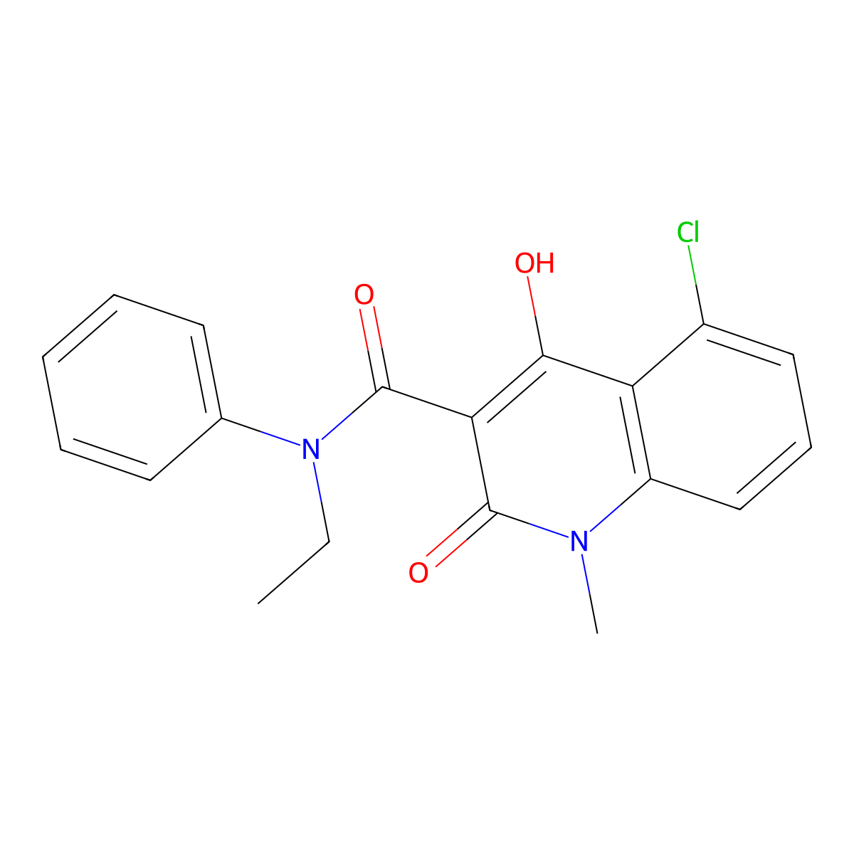 Laquinimod molecular structure, CAS 248281-84-7