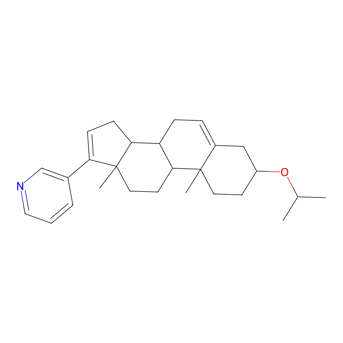 Abiraterone isopropyl ether molecular structure, CAS 2484719-15-3