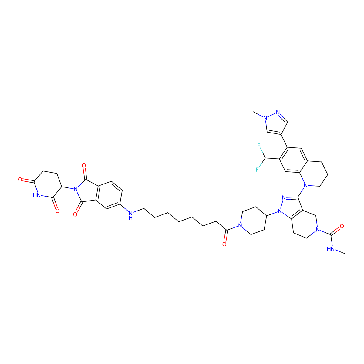 Thalidomide-NH-CBP/p300 ligand 2 molecular structure, CAS 2484739-21-9