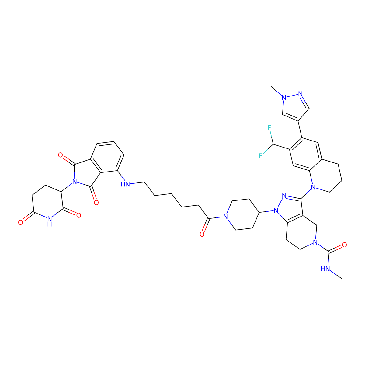 PROTAC CBP/P300 Degrader-1 molecular structure, CAS 2484739-48-0