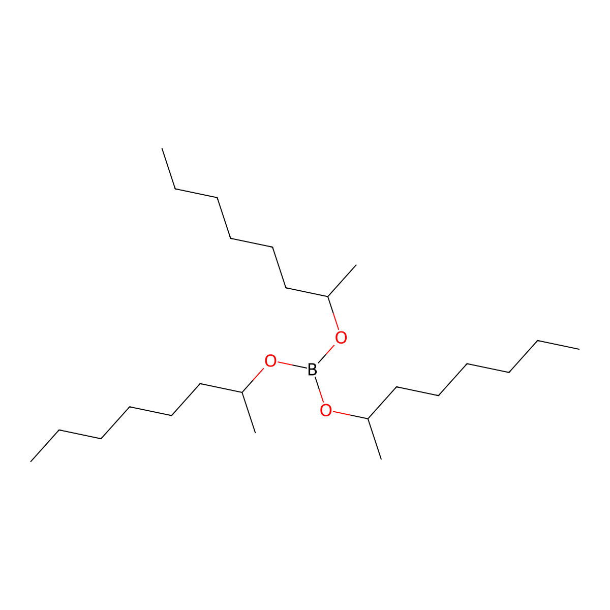 2-Octanol, triester with boric acid (H3BO3) molecular structure, CAS 24848-81-5