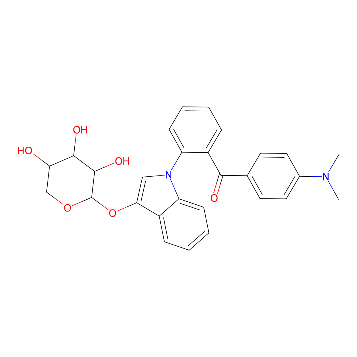 515 beta-D-xylopyranoside, Biosynth Patent: EP 2427431 and US 8940909 molecular structure, CAS 2484873-01-8