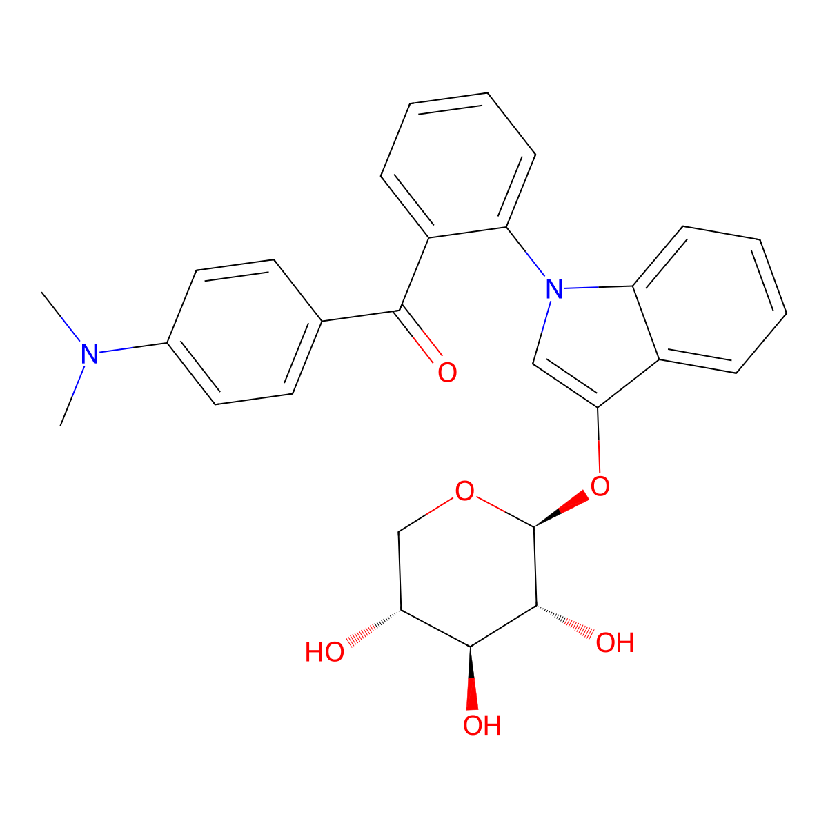 515 beta-D-xylopyranoside, Biosynth Patent: EP 2427431 and US 8940909 molecular structure, CAS 2484873-01-8