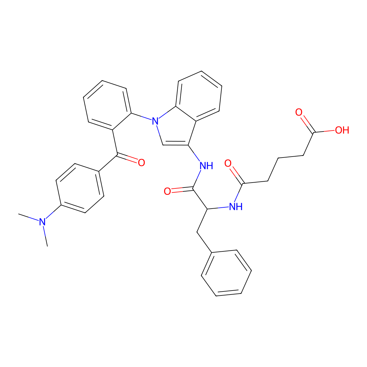 515 N-glutaryl-L-phenylalanine amide potassium salt, Biosynth Patent: EP 2427431 and US 8940909 molecular structure, CAS 2484873-09-6