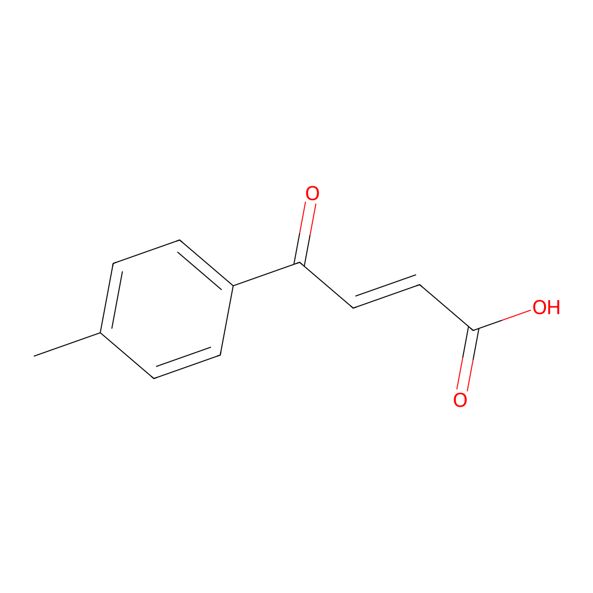 trans-3-(4-Methylbenzoyl)acrylic acid molecular structure, CAS 24849-45-4