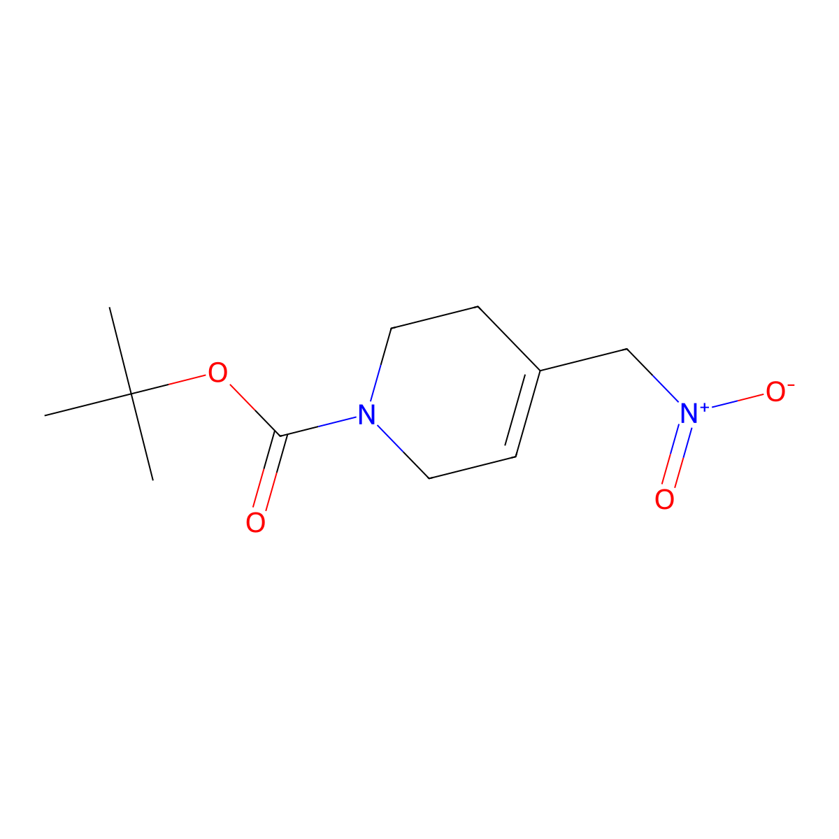 tert-butyl 4-(nitromethyl)-3,6-dihydro-2H-pyridine-1-carboxylate molecular structure, CAS 2484905-95-3
