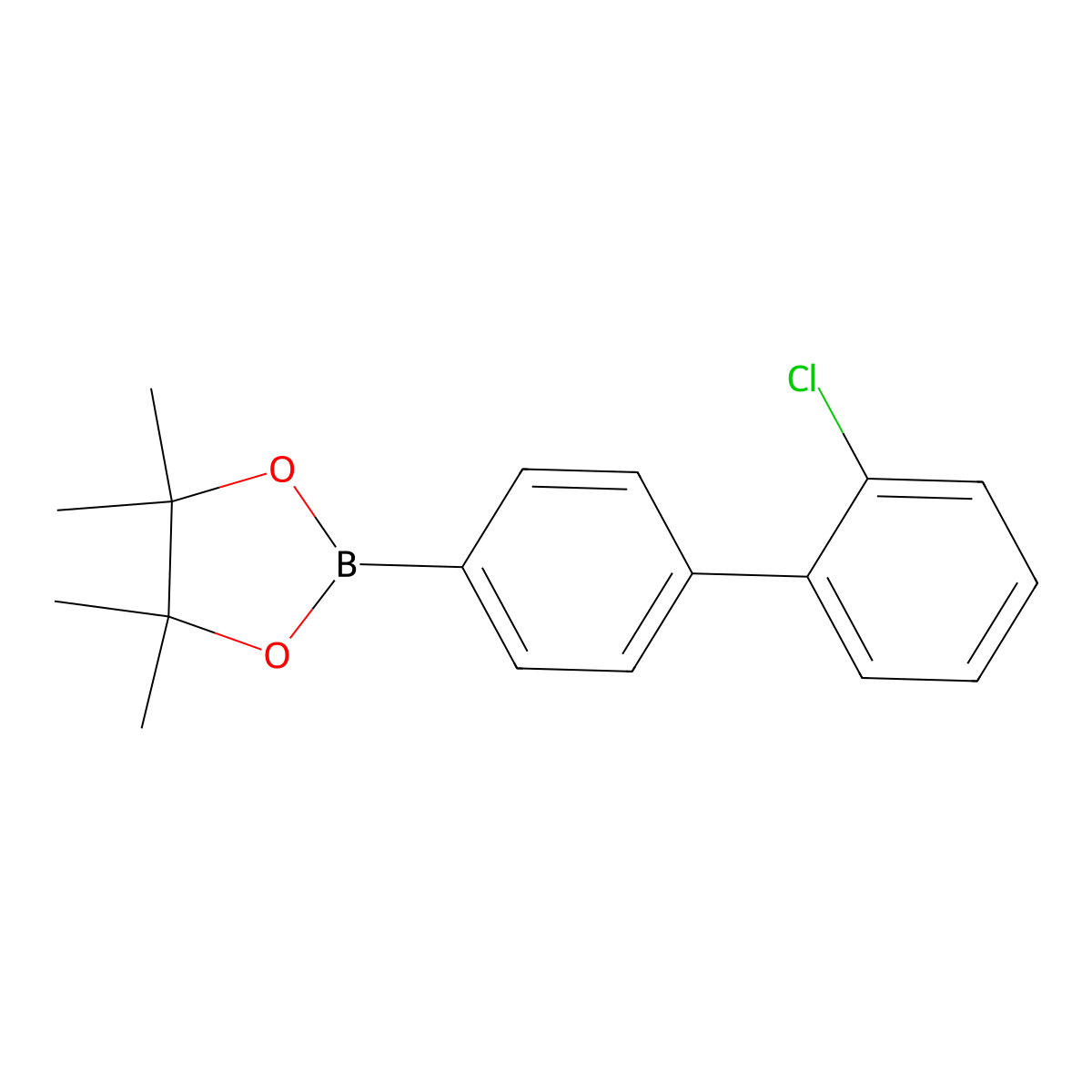 2-(2'-Chloro-[1,1'-biphenyl]-4-yl)-4,4,5,5-tetramethyl-1,3,2-dioxaborolane molecular structure, CAS 2484920-12-7