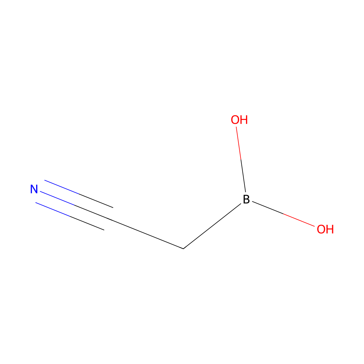 (Cyanomethyl)boronic acid molecular structure, CAS 2484986-42-5