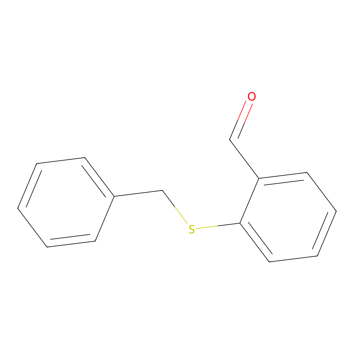 2-(Benzylsulfanyl)benzaldehyde molecular structure, CAS 24852-71-9