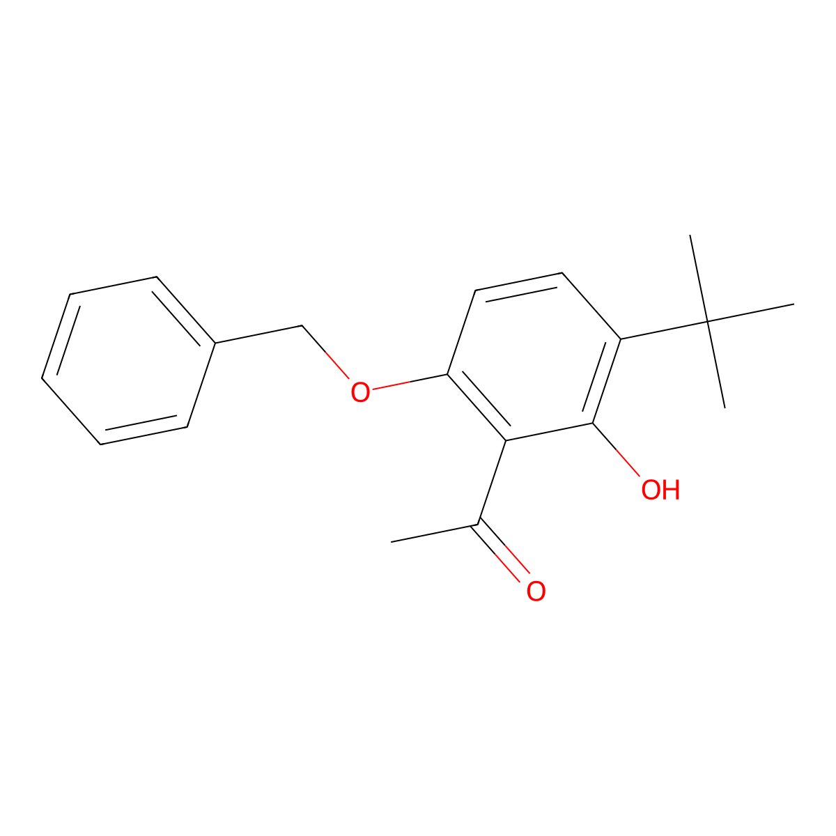 1-(3-Tert-butyl-2-hydroxy-6-phenylmethoxyphenyl)ethanone molecular structure, CAS 248595-10-0