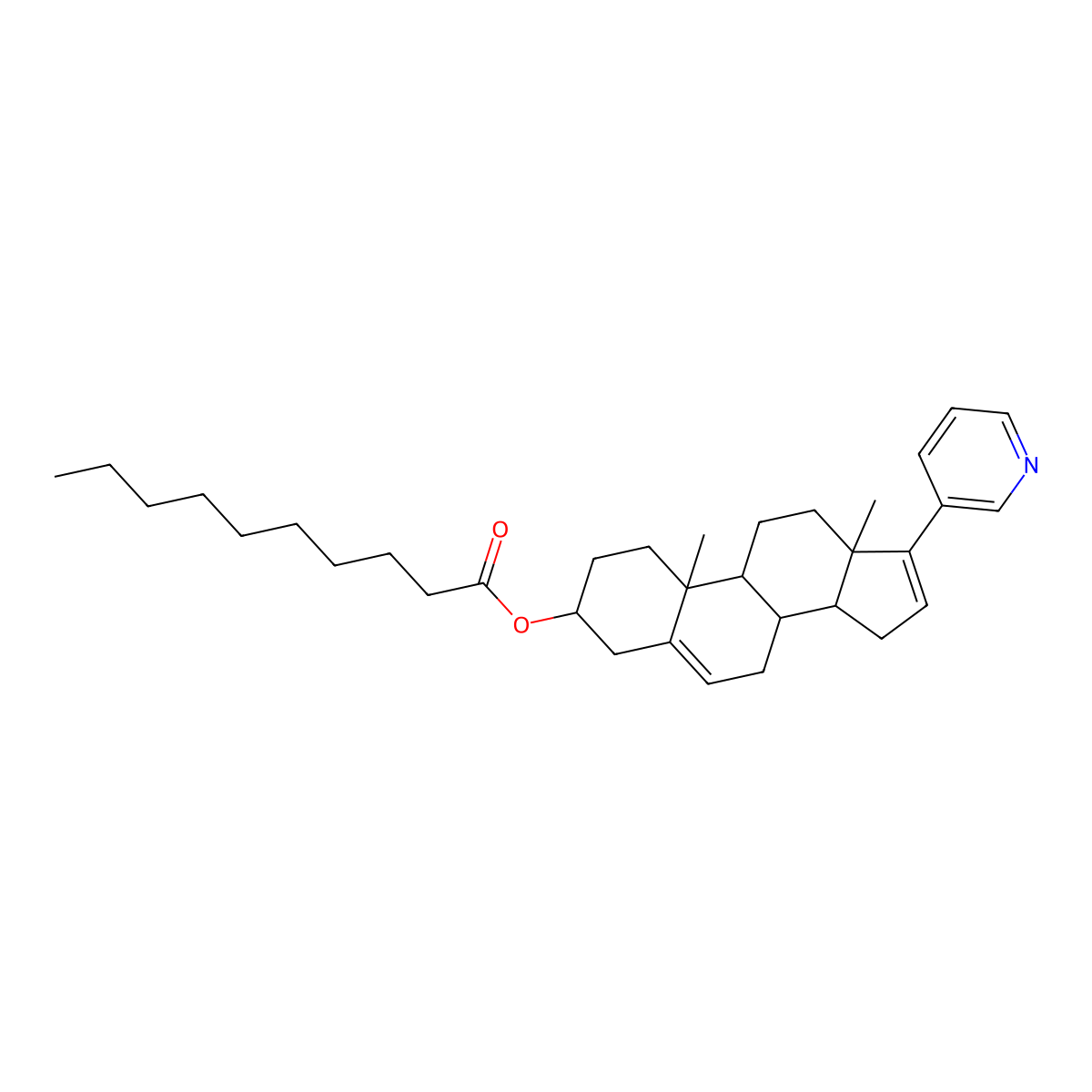 Abiraterone Decanoate molecular structure, CAS 2486052-18-8