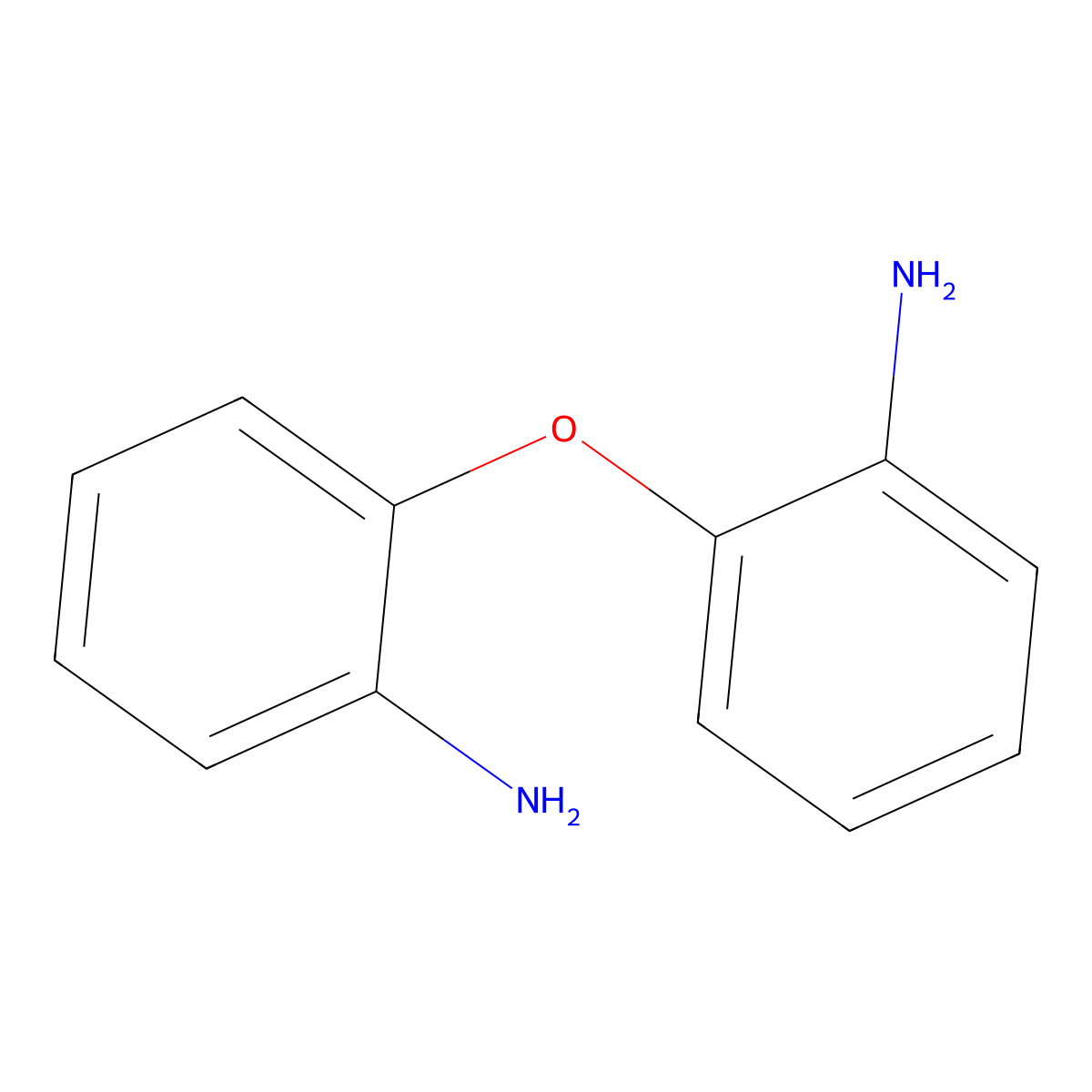 2,2'-Oxydianiline molecular structure, CAS 24878-25-9