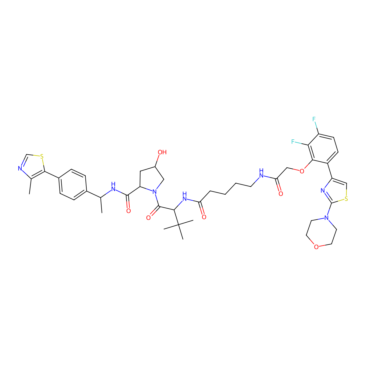 PROTAC AR-V7 degrader-2 molecular structure, CAS 2488296-74-6