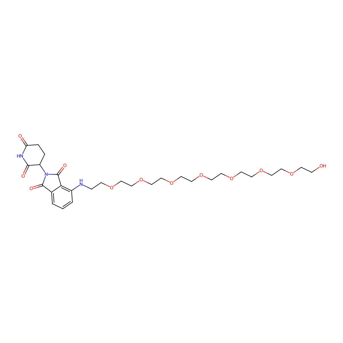 Pom-8PEG molecular structure, CAS 2488761-03-9