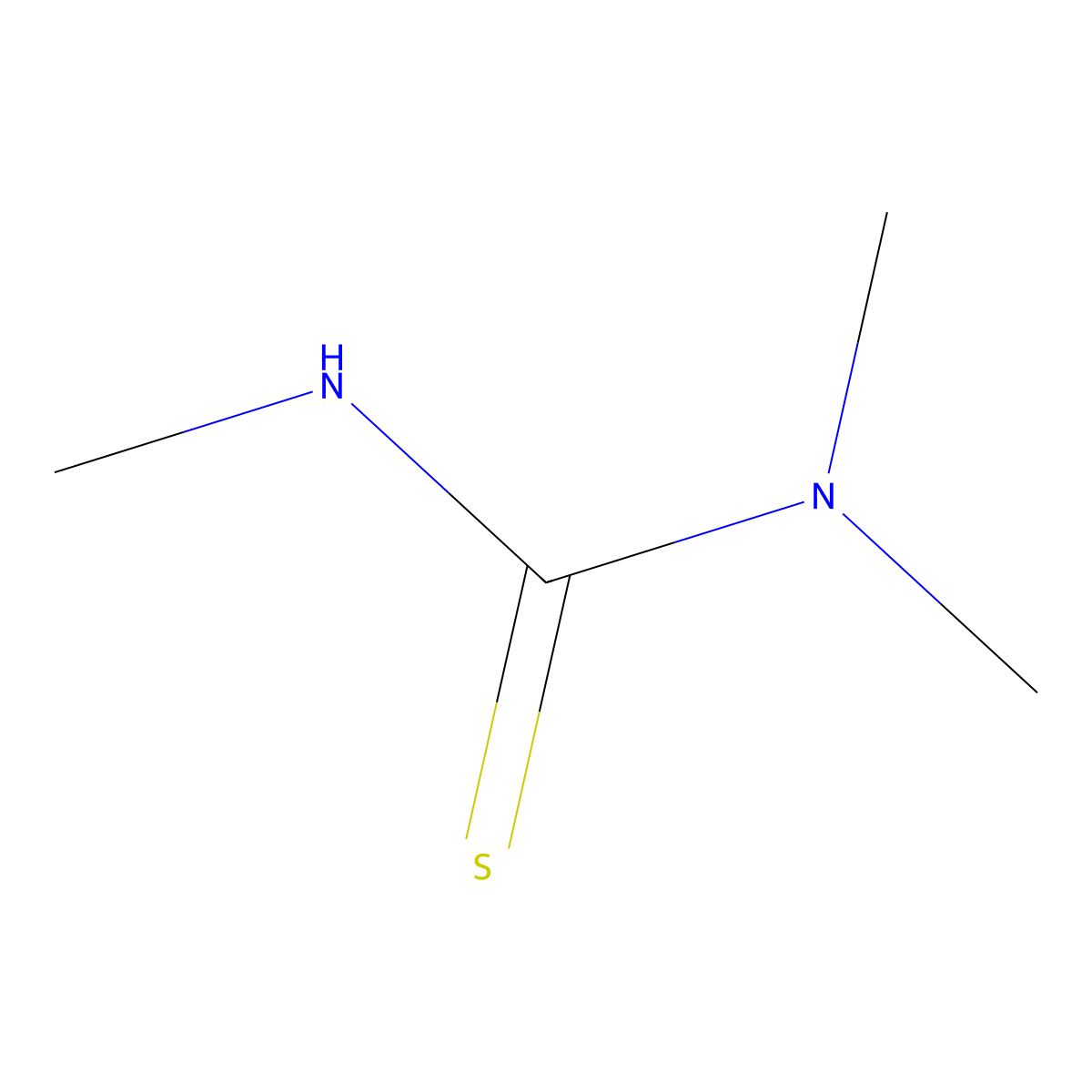 Trimethylthiourea molecular structure, CAS 2489-77-2