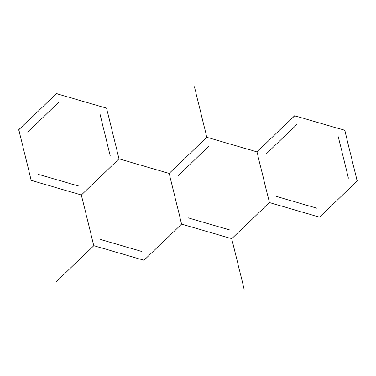 5,7,12-Trimethylbenz[a]anthracene molecular structure, CAS 24891-39-2