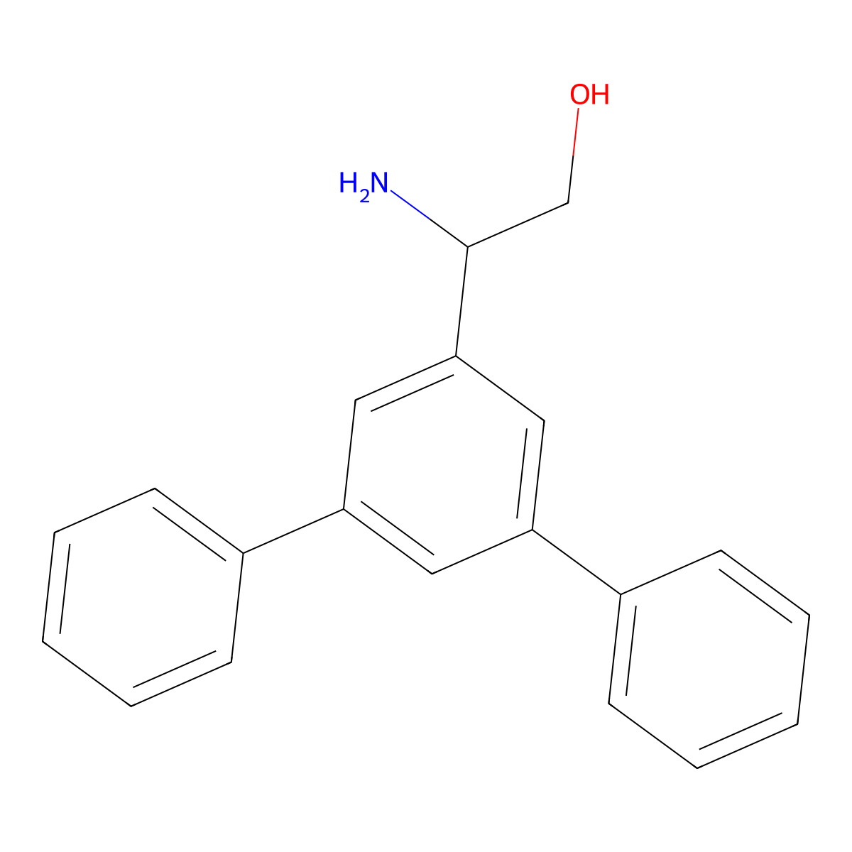 (S)-2-([1,1':3',1''-Terphenyl]-5'-yl)-2-aminoethan-1-ol molecular structure, CAS 2489182-82-1