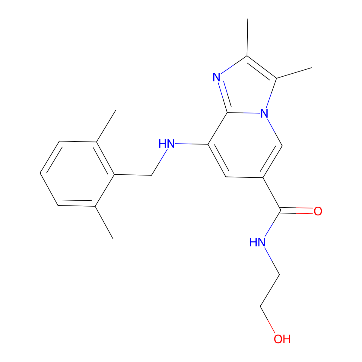 Linaprazan molecular structure, CAS 248919-64-4
