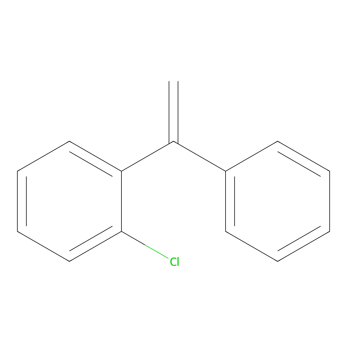 1-Chloro-2-(1-phenylethenyl)benzene molecular structure, CAS 24892-81-7