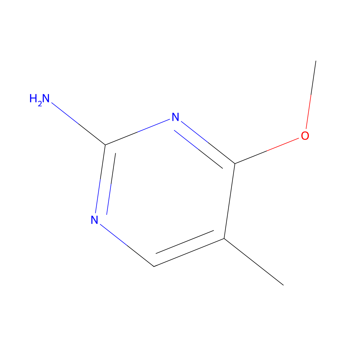 4-Methoxy-5-methylpyrimidin-2-amine molecular structure, CAS 248928-02-1