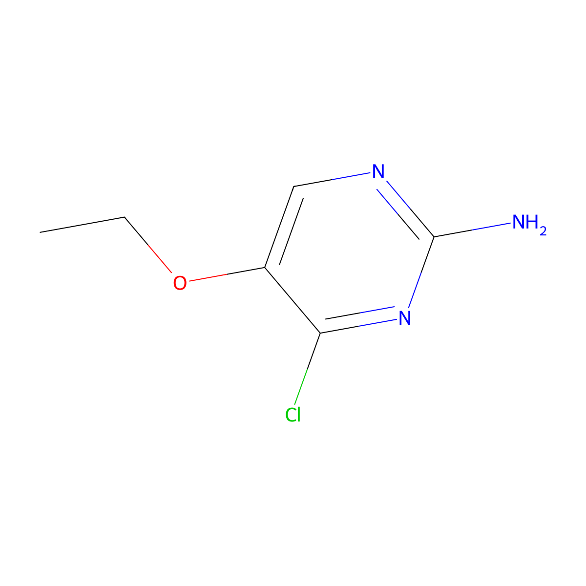 4-Chloro-5-ethoxypyrimidin-2-amine molecular structure, CAS 248928-05-4