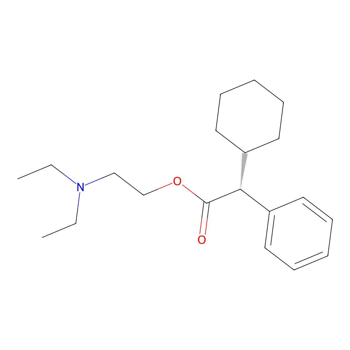 Drofenine, (R)- molecular structure, CAS 248939-84-6