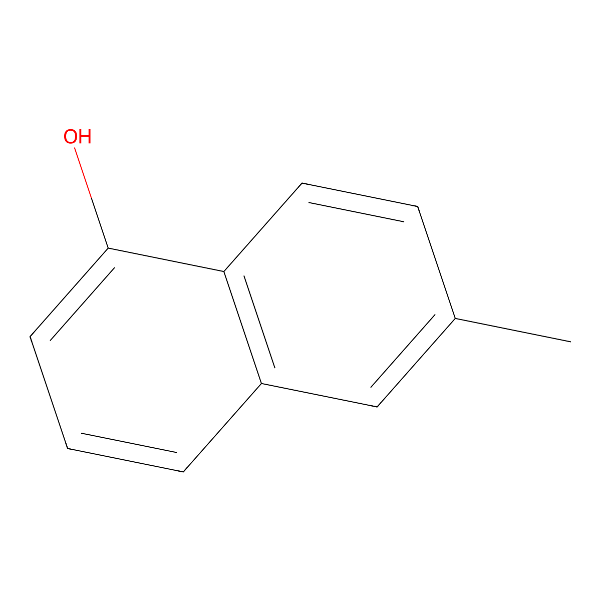 6-Methylnaphthalen-1-ol molecular structure, CAS 24894-78-8