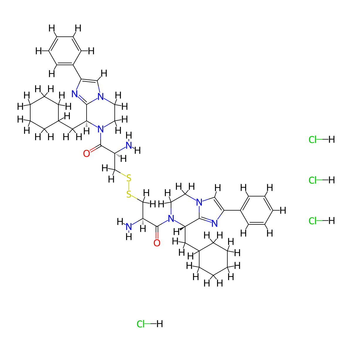 BIM-46187 4HCl molecular structure, CAS 2489449-03-6