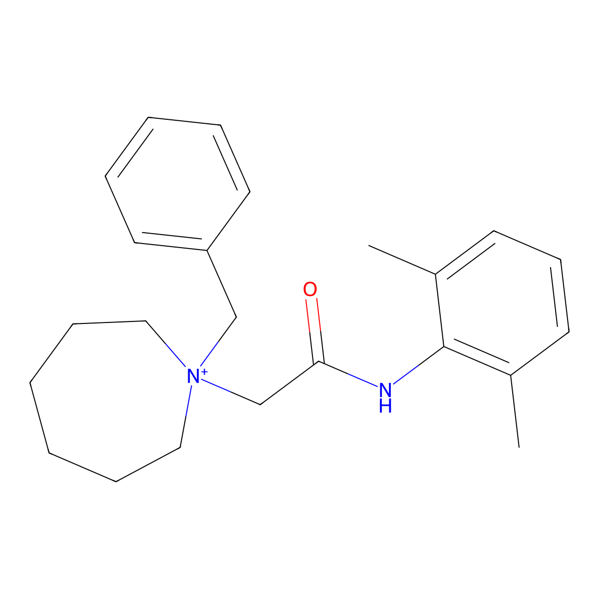 Taplucainium ion molecular structure, CAS 2489563-11-1