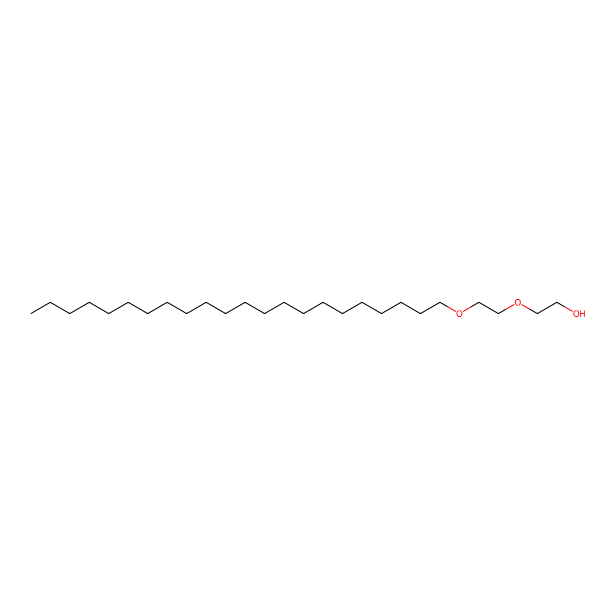 Beheneth-2 molecular structure, CAS 24897-44-7