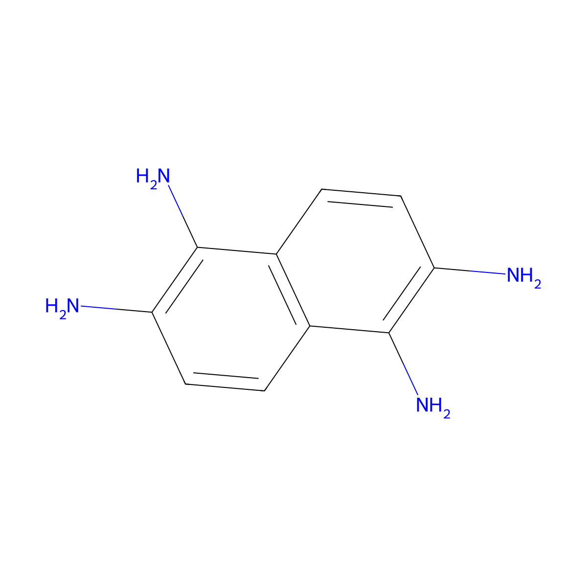 1,2,5,6-Tetraaminonaphthalene molecular structure, CAS 24900-40-1