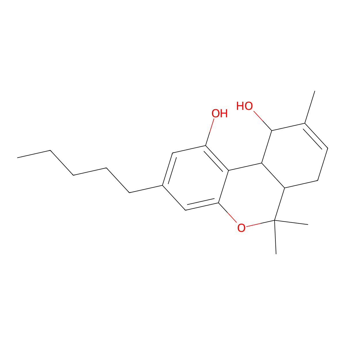 10alpha-hydroxy-Delta8-THC molecular structure, CAS 24902-23-6