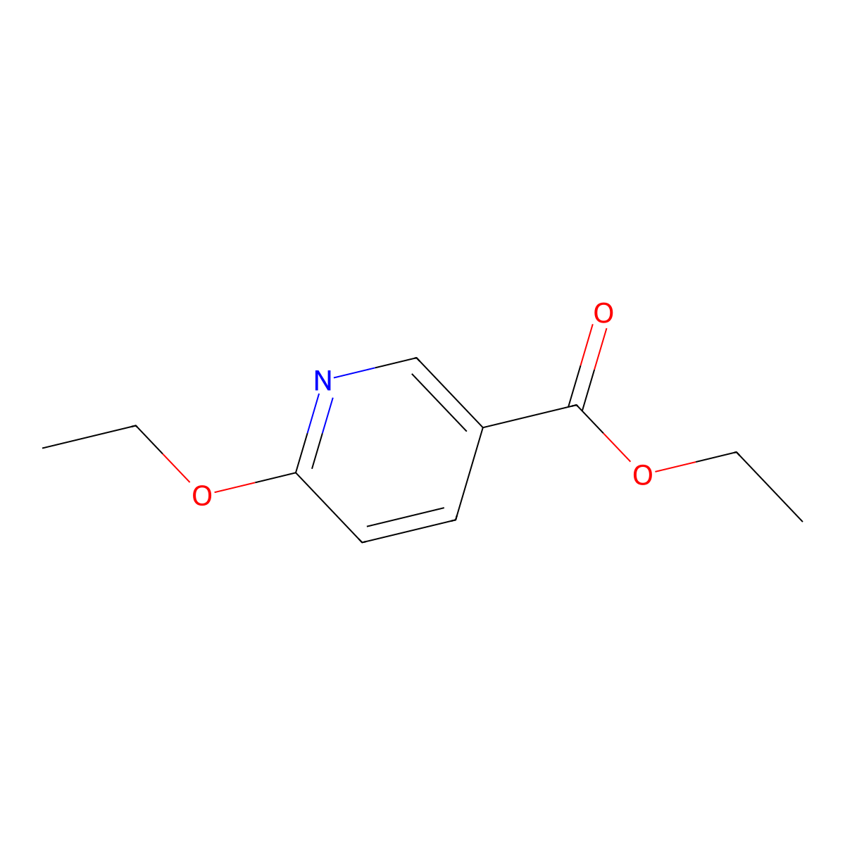 Ethyl 6-ethoxynicotinate molecular structure, CAS 24903-80-8