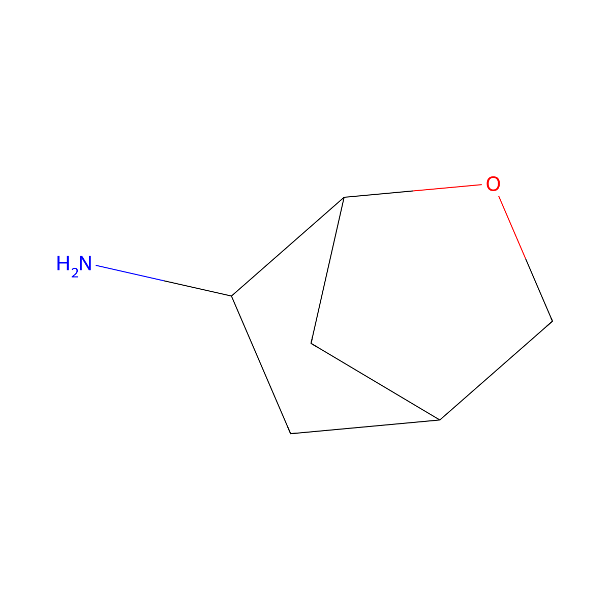 rac-(1R,4R,6S)-2-oxabicyclo[2.2.1]heptan-6-amine molecular structure, CAS 2490314-20-8
