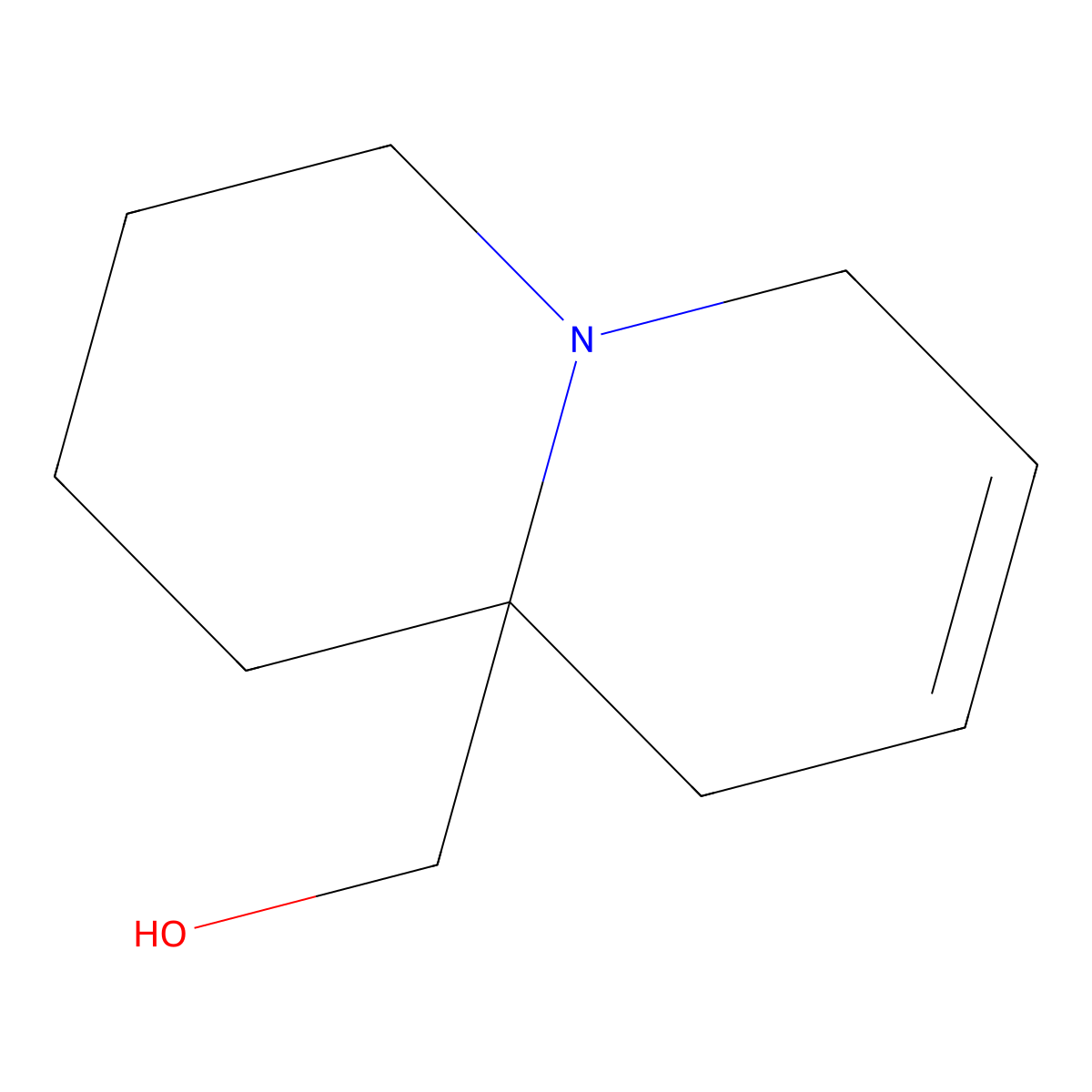 (2,3,4,6,9,9a-hexahydro-1H-quinolizin-9a-yl)methanol molecular structure, CAS 2490375-47-6