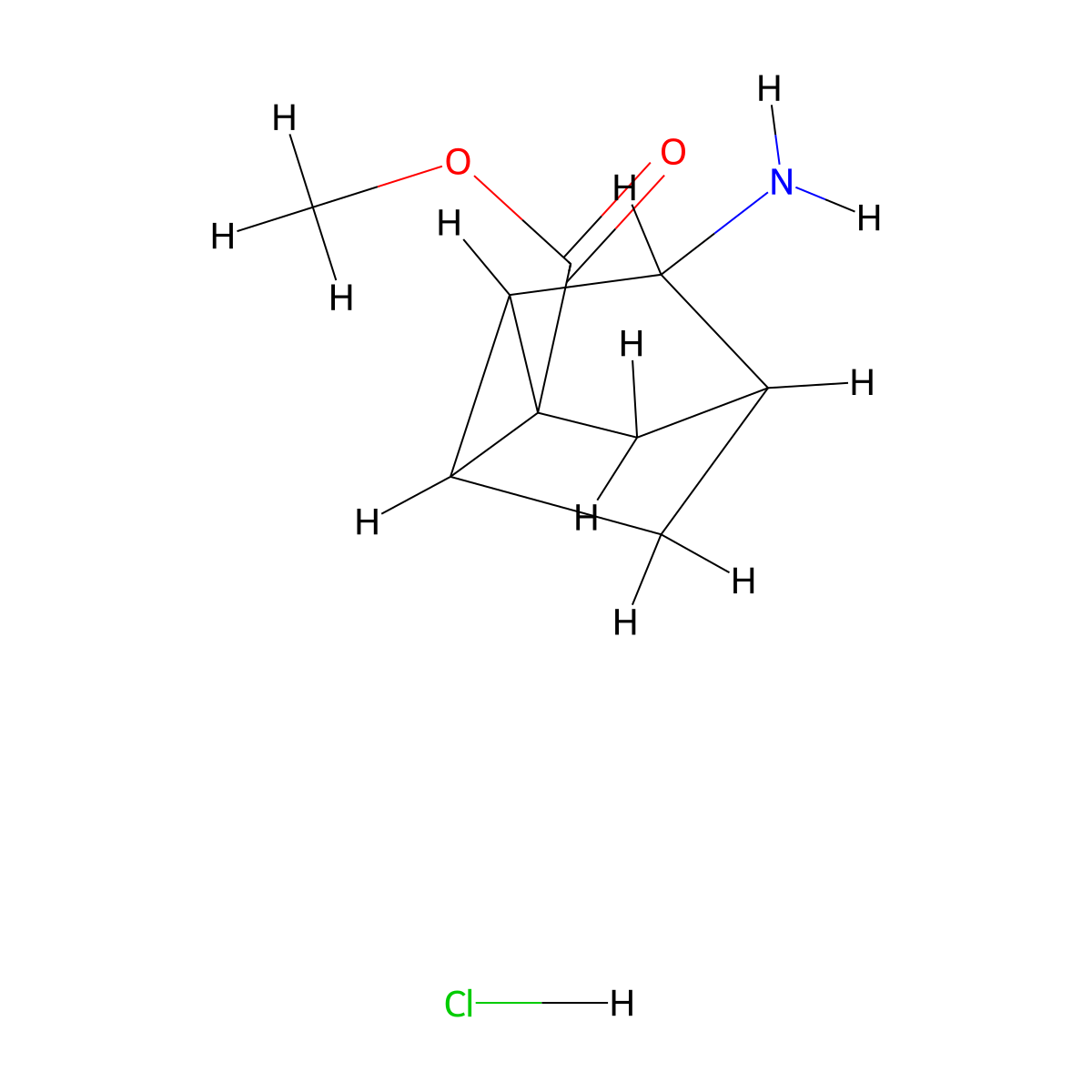 Methyl 3-aminotricyclo[2.2.1.0,2,6]heptane-1-carboxylate hydrochloride molecular structure, CAS 2490400-52-5