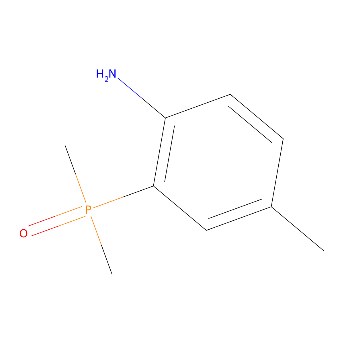 (2-Amino-5-methylphenyl)dimethylphosphine oxide molecular structure, CAS 2490402-43-0