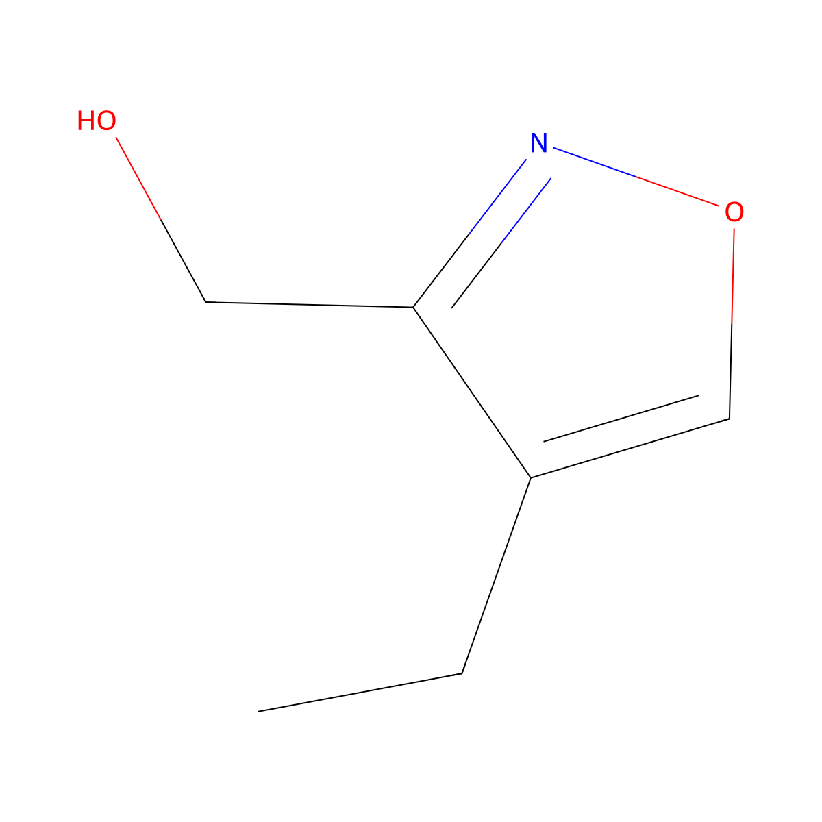 (4-Ethyl-1,2-oxazol-3-yl)methanol molecular structure, CAS 2490403-71-7