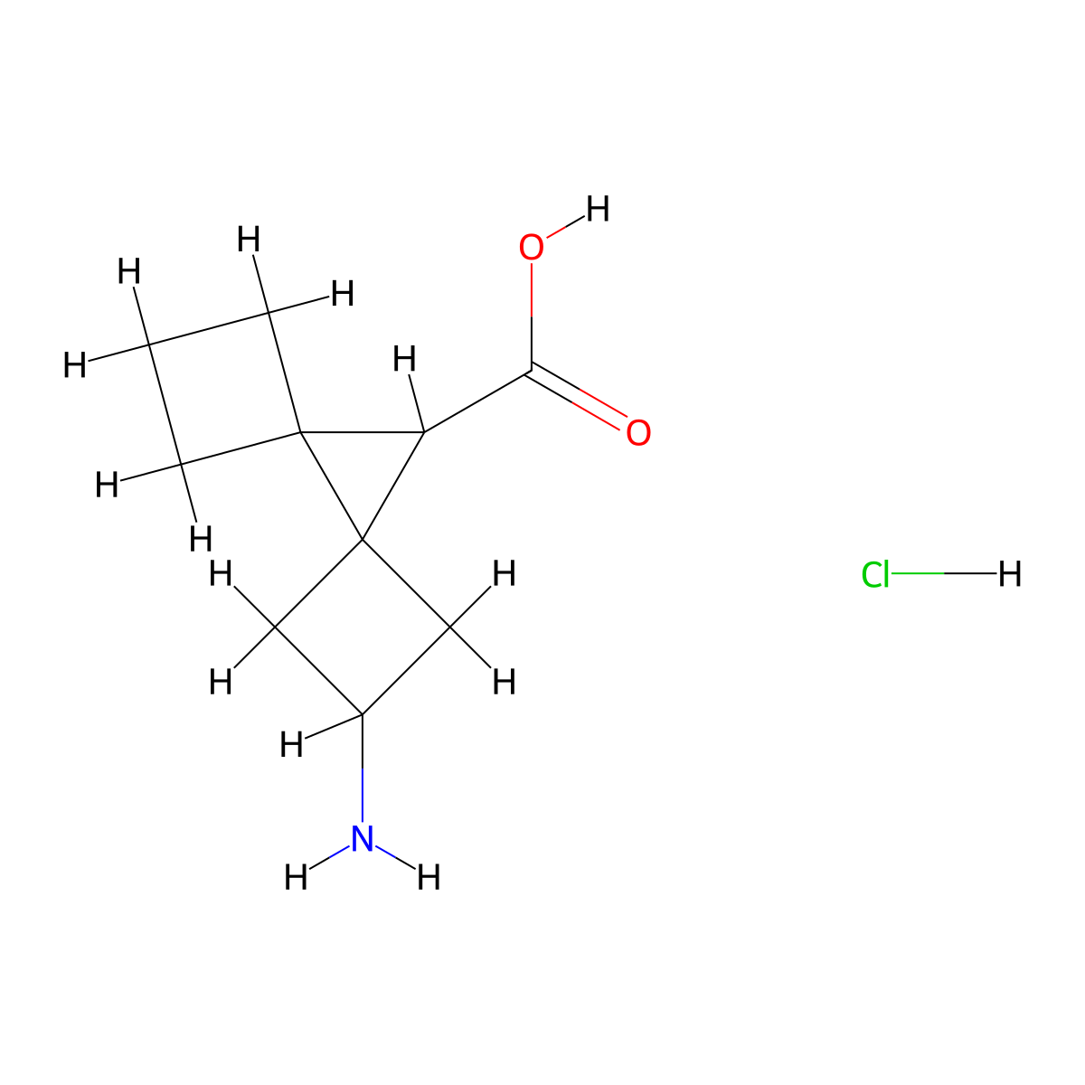 2-Aminodispiro[3.0.3^{5}.1^{4}]nonane-9-carboxylic acid hydrochloride molecular structure, CAS 2490404-42-5