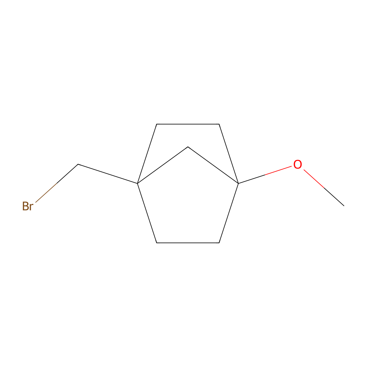 1-(Bromomethyl)-4-methoxybicyclo(2.2.1)heptane molecular structure, CAS 2490412-89-8