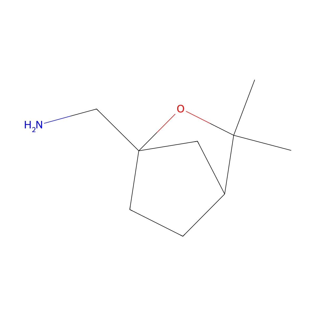 1-{3,3-Dimethyl-2-oxabicyclo[2.2.1]heptan-1-yl}methanamine molecular structure, CAS 2490420-67-0