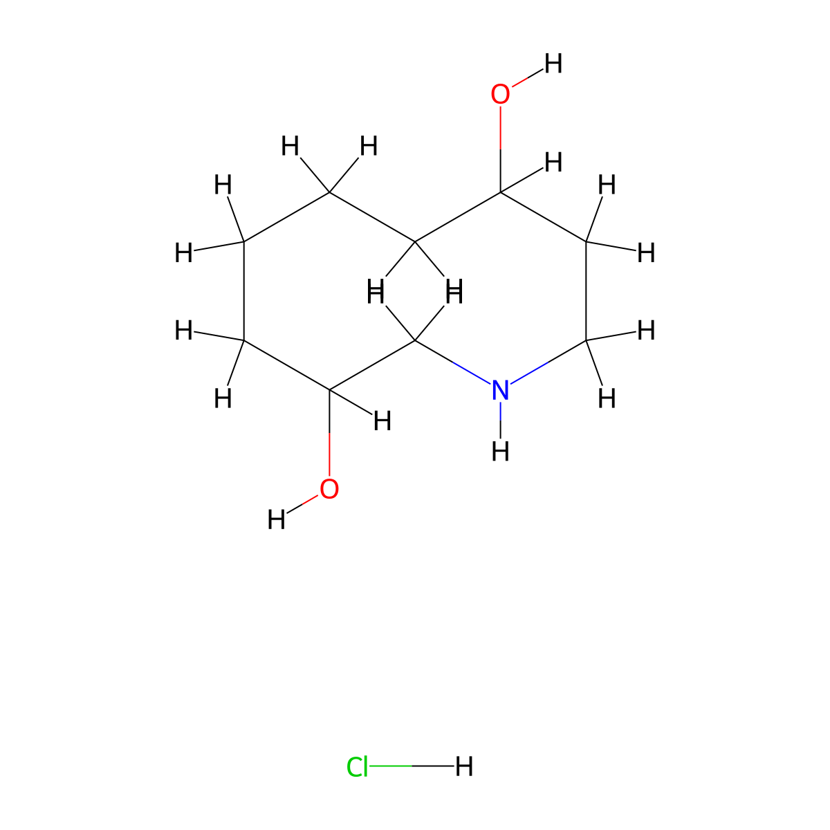 Azecane-3,8-diol hydrochloride molecular structure, CAS 2490430-30-1