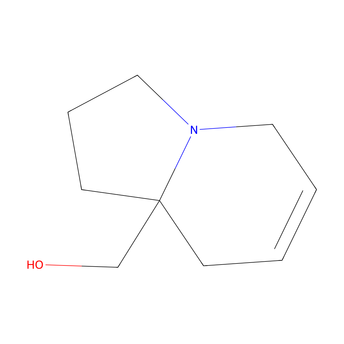 (1,2,3,5,8,8a-Hexahydroindolizin-8a-yl)methanol molecular structure, CAS 2490432-59-0