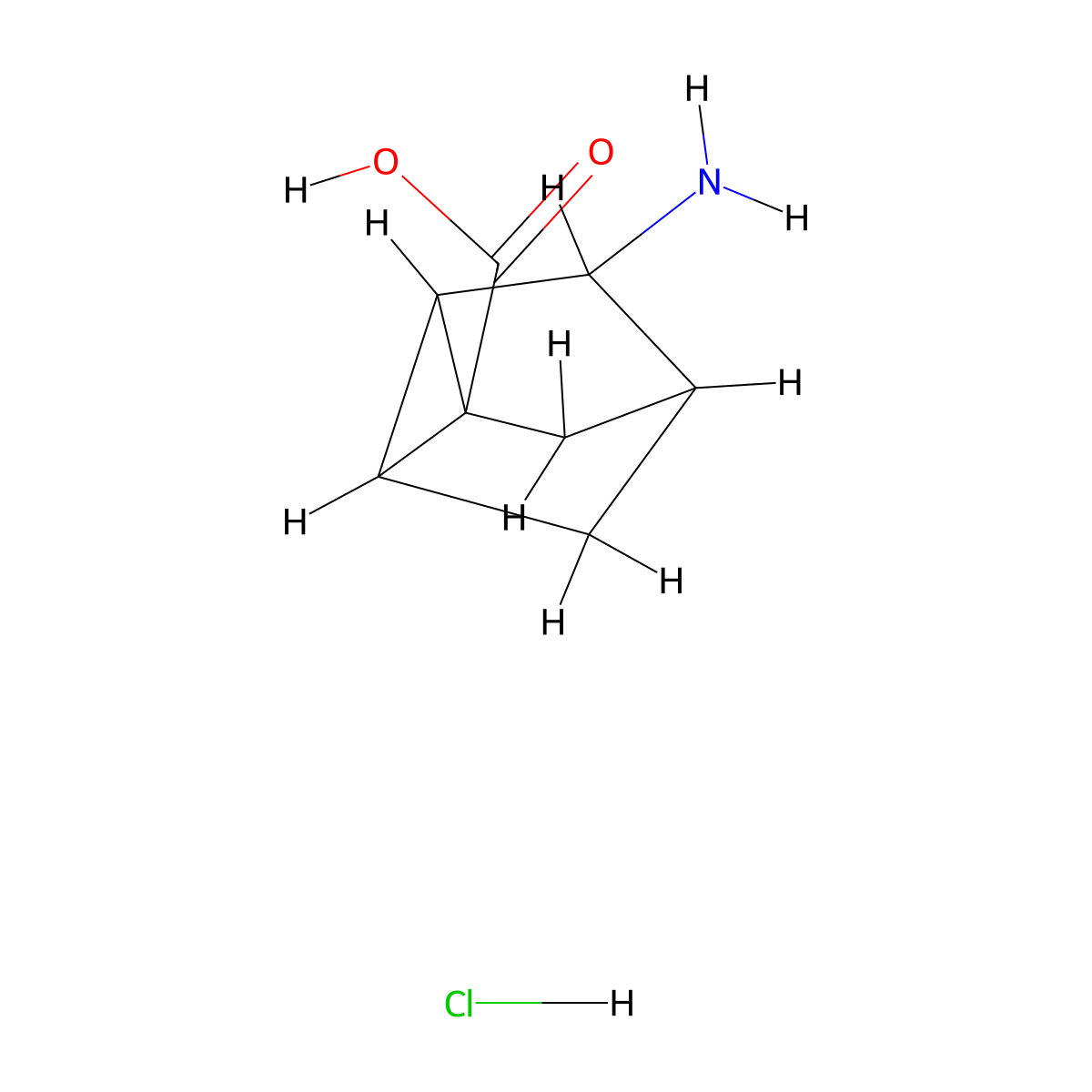 3-Aminotricyclo[2.2.1.0,2,6]heptane-1-carboxylic acid hydrochloride molecular structure, CAS 2490435-71-5