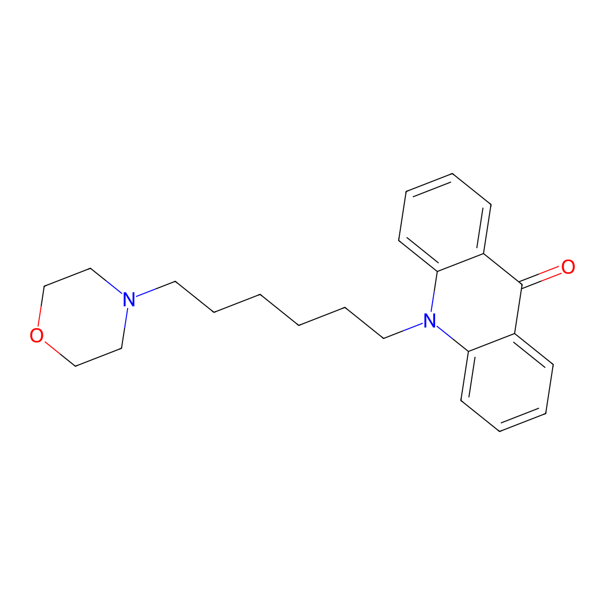 10-[6-(Morpholin-4-yl)hexyl]-9,10-dihydroacridin-9-one molecular structure, CAS 2490478-90-3