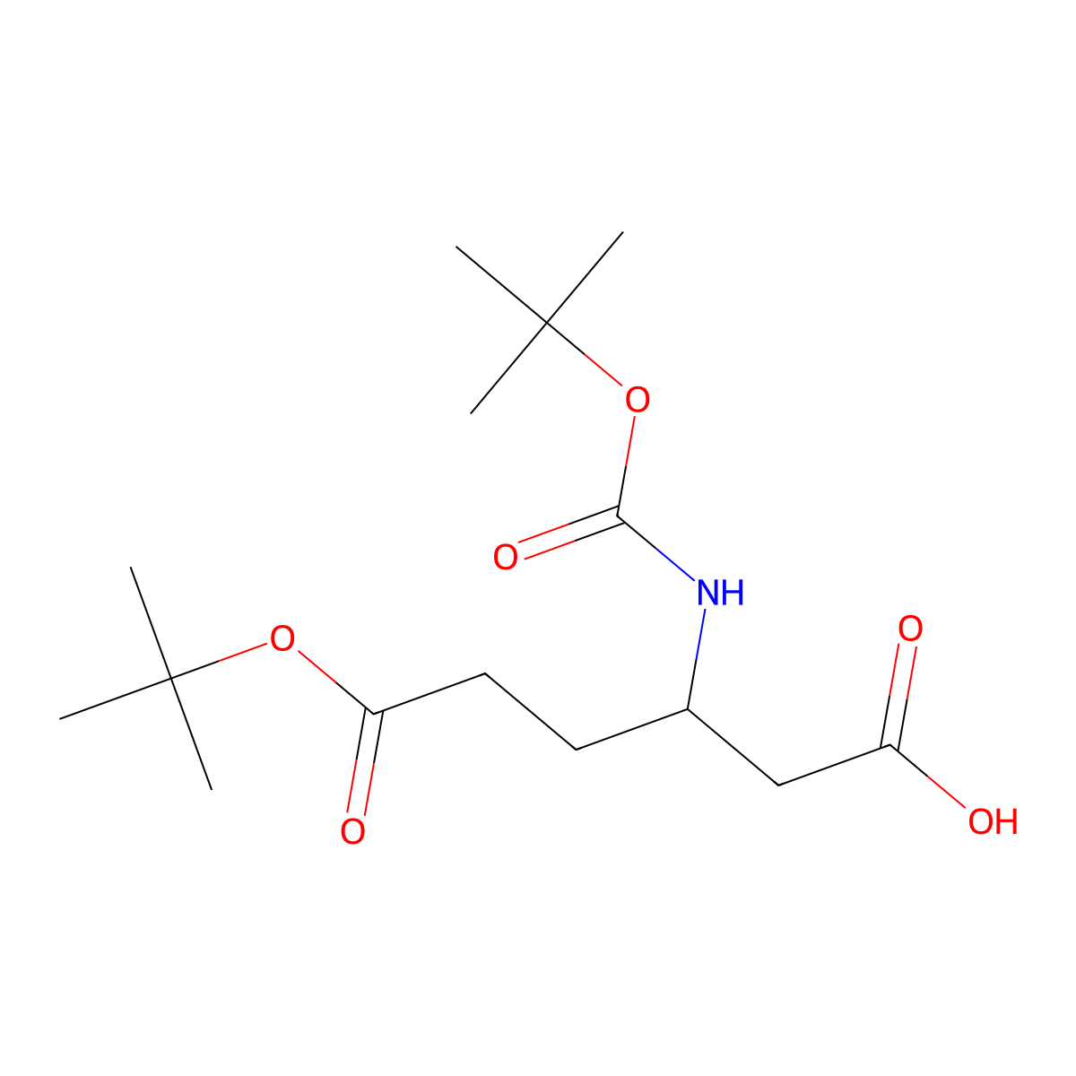 (S)-6-(tert-Butoxy)-3-((tert-butoxycarbonyl)amino)-6-oxohexanoic acid molecular structure, CAS 2490482-25-0
