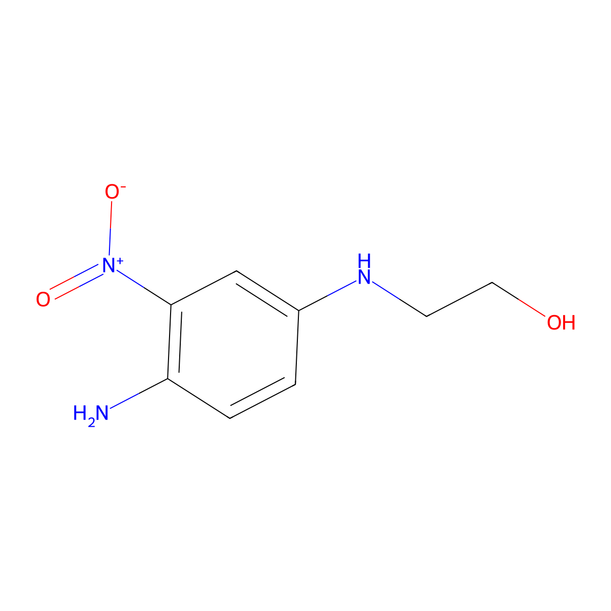 HC Red 7 molecular structure, CAS 24905-87-1