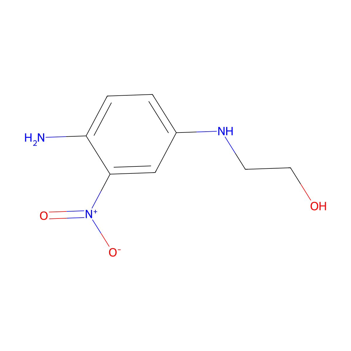 HC Red 7 molecular structure, CAS 24905-87-1