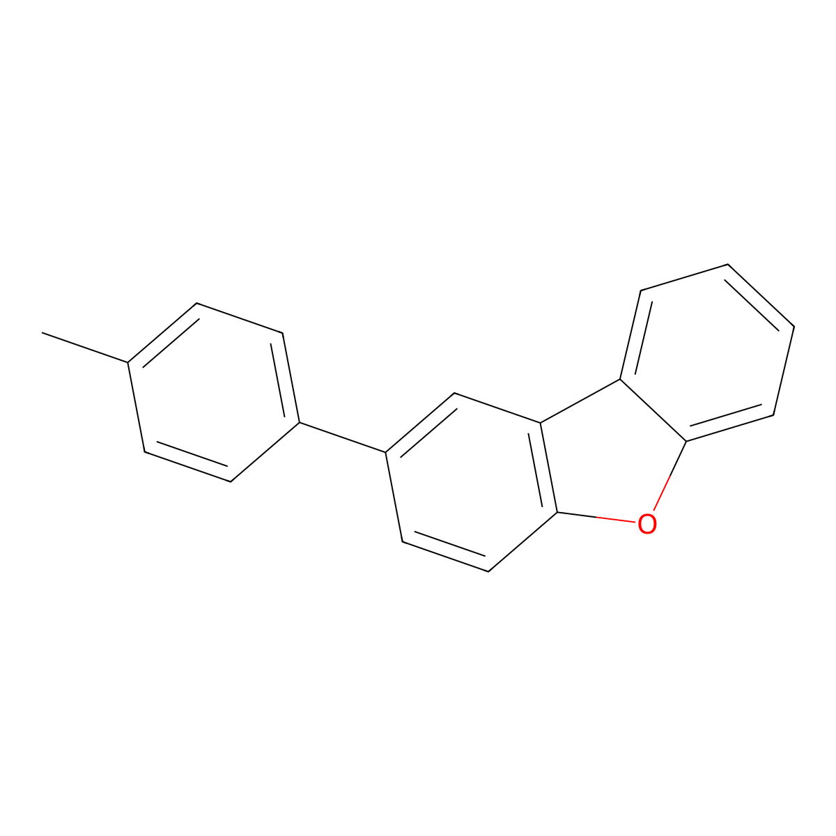 Dibenzofuran, 2-(4-methylphenyl)- molecular structure, CAS 2490649-82-4