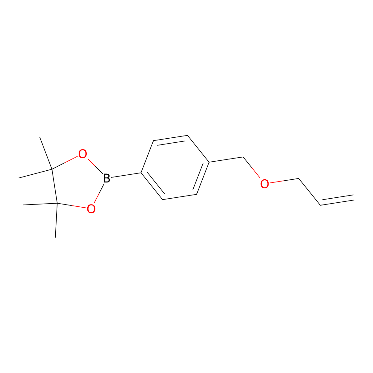2-(4-((Allyloxy)methyl)phenyl)-4,4,5,5-tetramethyl-1,3,2-dioxaborolane molecular structure, CAS 2490665-90-0